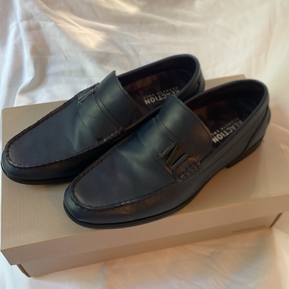 Kenneth Cole Reaction Men's Blue Loafers - Picture 4 of 12